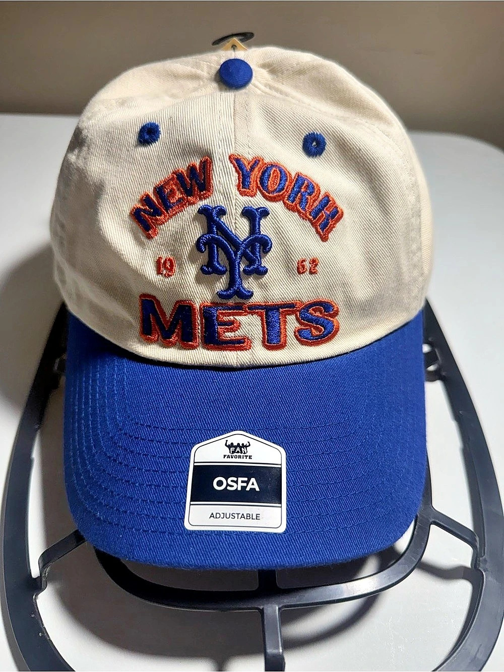 MLB Cooperstown Collection New York Mets Cooperstown Cap Blue & Cream